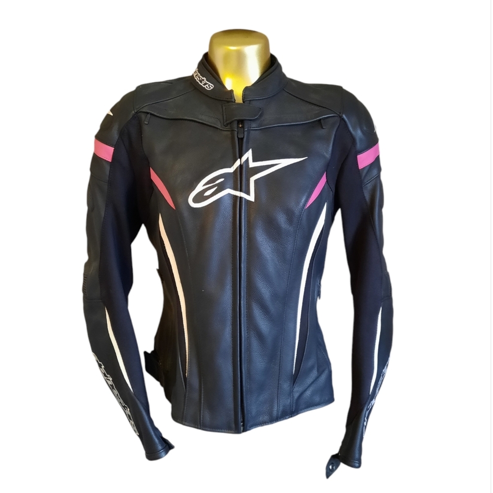 Alpinestars Stella GP Plus R v2 leather jacket Woman bike motorcycle 40 EU 10 US